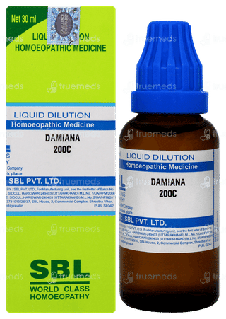 Sbl Damiana 200c Dilution 30ml