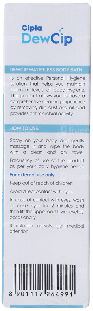 Dewcip Waterless Body Bath 100Ml