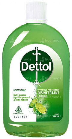 Dettol Multi Purpose Disinfectant Lime Fresh Liquid 550ml Dettol Multi Purpose Disinfectant Lime Fresh Liquid 550ml
