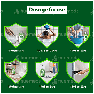 Dettol Multi Purpose Disinfectant Lime Fresh Liquid 550ml
