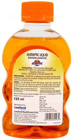 Leseptic Antiseptic Liquid 125ml
