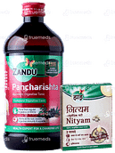 Zandu Pancharishta Digestive Tonic 450 ML With Zandu Nityam Tablet 3 Free