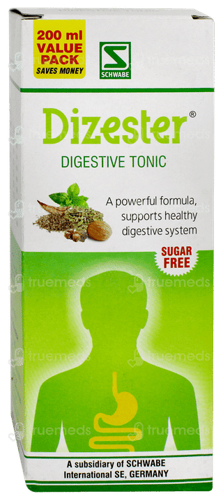 Dr Willmar Schwabe Dizester Sugar Free Digestive Tonic 200ml