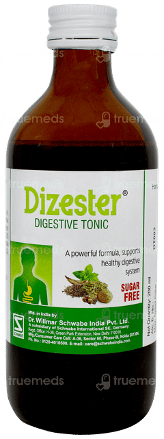 Dr Willmar Schwabe Dizester Sugar Free Digestive Tonic 200ml