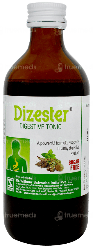 Dr Willmar Schwabe Dizester Sugar Free Digestive Tonic 200ml