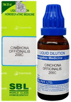Sbl Cinchona Officinalis 200c Dilution 30ml