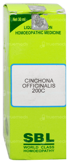 Sbl Cinchona Officinalis 200c Dilution 30ml