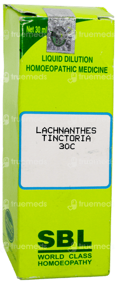 Sbl Lachnanthes Tinctoria 30C Dilution 30Ml