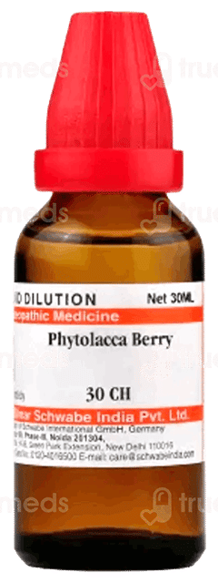 Dr Willmar Phytolacca Berry 30Ch Dilution 30Ml Dr Willmar Phytolacca Berry 30Ch Dilution 30Ml