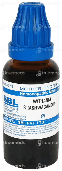 Sbl Withania S Ashwagandha Q Mother Tincture 30ml