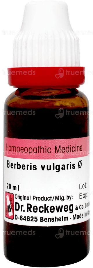 Dr Reckeweg Berberis Vulgaris Q Mother Tincture 20ml