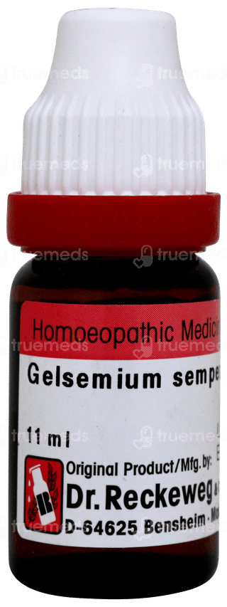 Dr Reckeweg Gelsemium Sempervirens 30 Dilution 11ml