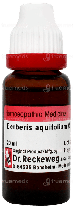Dr Reckeweg Berberis Aquifolium Q Mother Tincture 20ml
