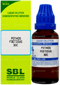 Sbl Pothos Foetidus 30c Dilution 30ml