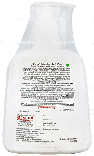 Elovera Moisturizing Body Wash 250ml