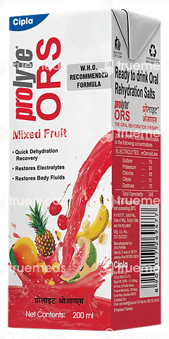 PROLYTE ORS MIXED FRUIT TETRAPACK 200ML