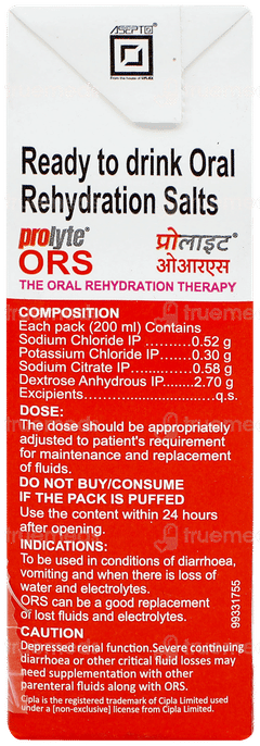 Prolyte Ors Mixed Fruit Ready To Drink 200ml