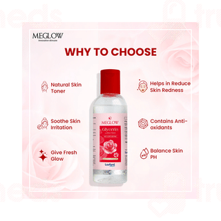 Meglow Gylcerin With Rose Water 100 ML