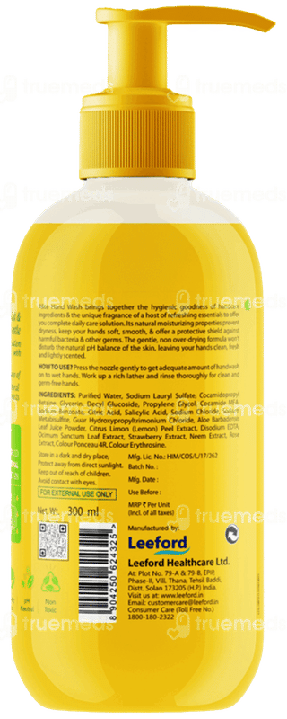 Alite Lemon Fragrance Hand Wash 300 Ml