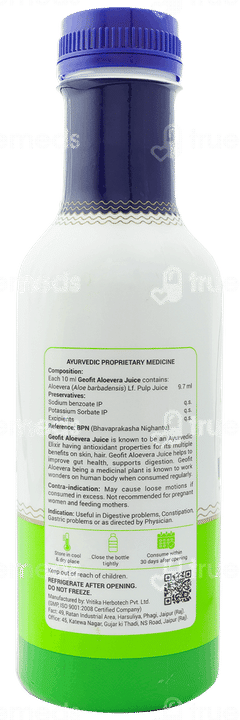 Geofit Aloevera Inner Leaf Juice 1000Ml