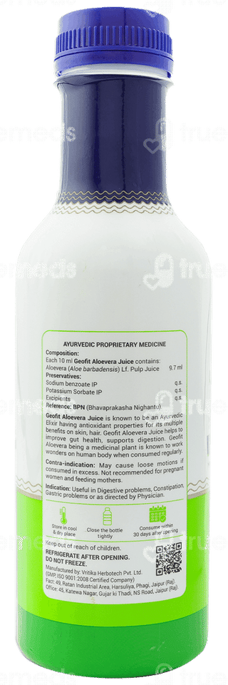 Geofit Aloevera Inner Leaf Juice 1000Ml