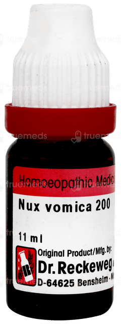 Dr Reckeweg Nux Vomica 200 Dilution 11ml