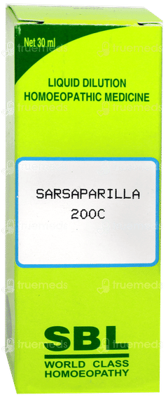 Sbl Sarsaparilla 200c Dilution 30ml