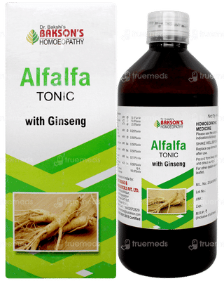 Baksons Alfalfa With Ginseng Tonic 450ml