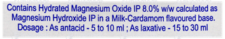 Deys Milk Of Magnesia With Milk Cardamom Flavour 340Ml