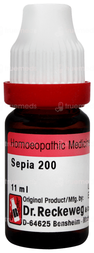 Dr Reckeweg Sepia 200 Dilution 11ml
