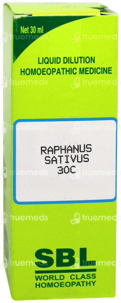 Sbl Raphanus Sativus 30c Dilution 30ml