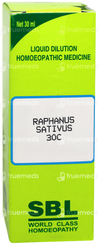 Sbl Raphanus Sativus 30c Dilution 30ml