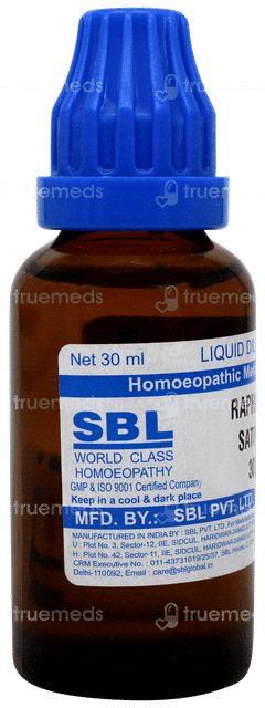 Sbl Raphanus Sativus 30c Dilution 30ml
