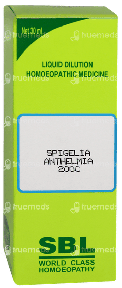 Sbl Spigelia Anthelmia 200c Dilution 30ml