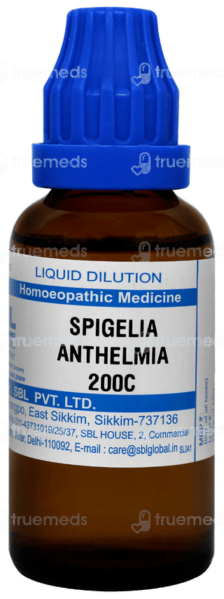 Sbl Spigelia Anthelmia 200c Dilution 30ml