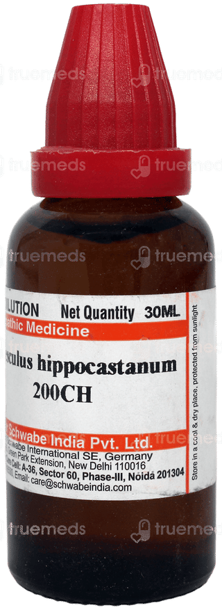 Dr Willmar Schwabe Aesculus Hippocastanum 200ch Dilution 30ml
