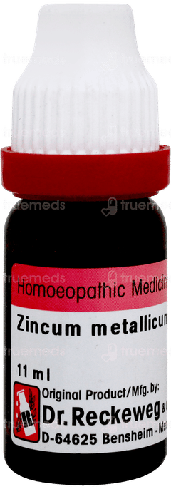 Dr Reckeweg Zincum Metallicum 30 Dilution 11ml
