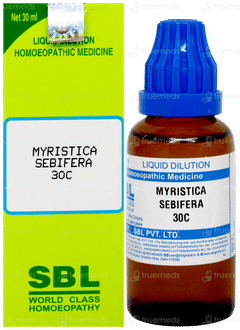 Sbl Myristica Sebifera 30C Liquid Dilution 30Ml Sbl Myristica Sebifera 30C Liquid Dilution 30Ml