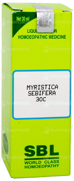 Sbl Myristica Sebifera 30C Liquid Dilution 30Ml