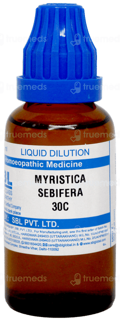 Sbl Myristica Sebifera 30C Liquid Dilution 30Ml