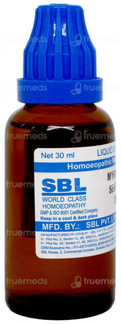 Sbl Myristica Sebifera 30C Liquid Dilution 30Ml