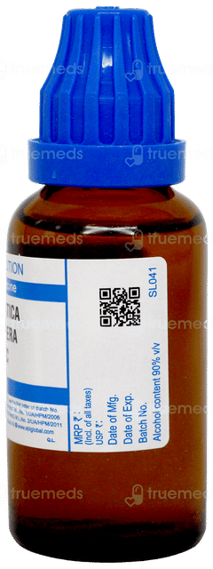 Sbl Myristica Sebifera 30C Liquid Dilution 30Ml