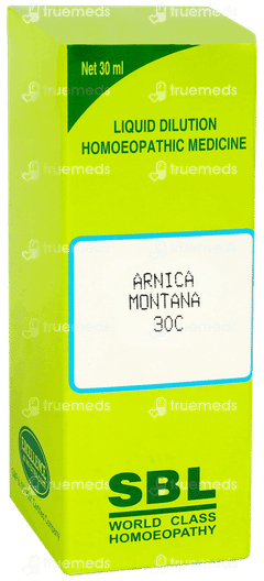 Sbl Arnica Montana 30c Dilution 30ml Sbl Arnica Montana 30c Dilution 30ml