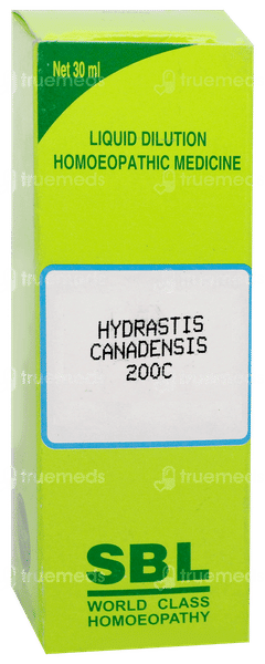 Sbl Hydrastis Canadensis 200c Liquid 30ml