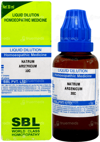 Sbl Natrum Arsenicum 30c Dilution 30ml