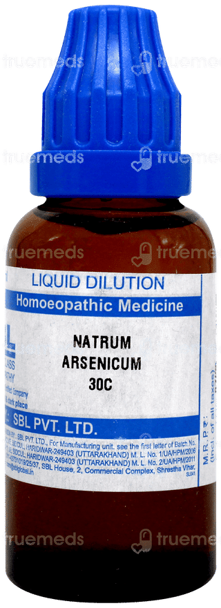 Sbl Natrum Arsenicum 30c Dilution 30ml