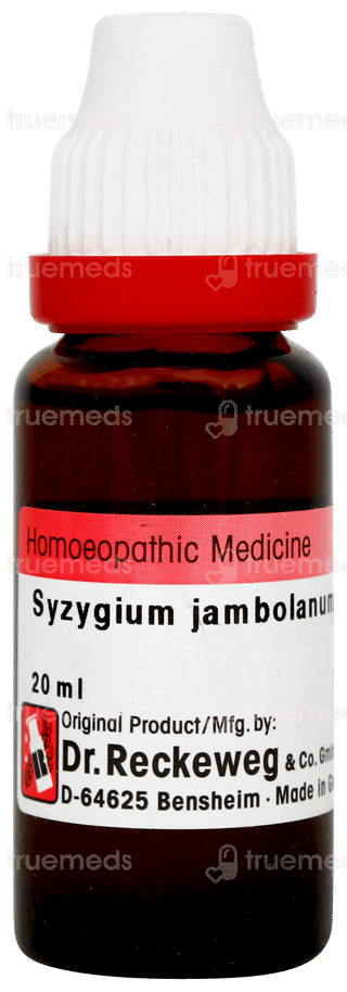 Dr Reckeweg Syzygium Jambolanum Q Mother Tincture 20ml