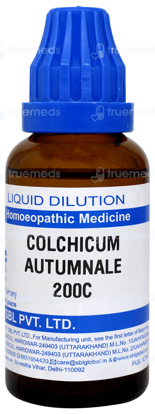 Sbl Colchicum Autumnale 200c Dilution 30ml