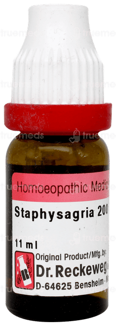 Dr Reckeweg Staphysagria 200 Dilution 11ml