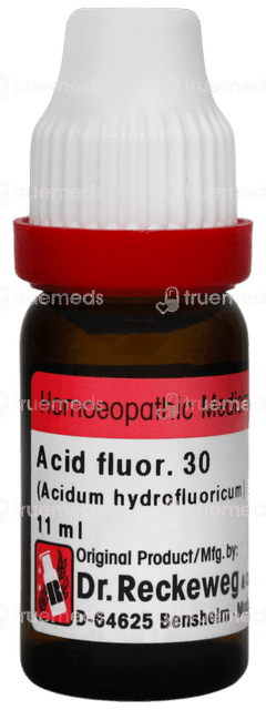 Dr Reckeweg Acid Fluor 30 Dilution 11ml